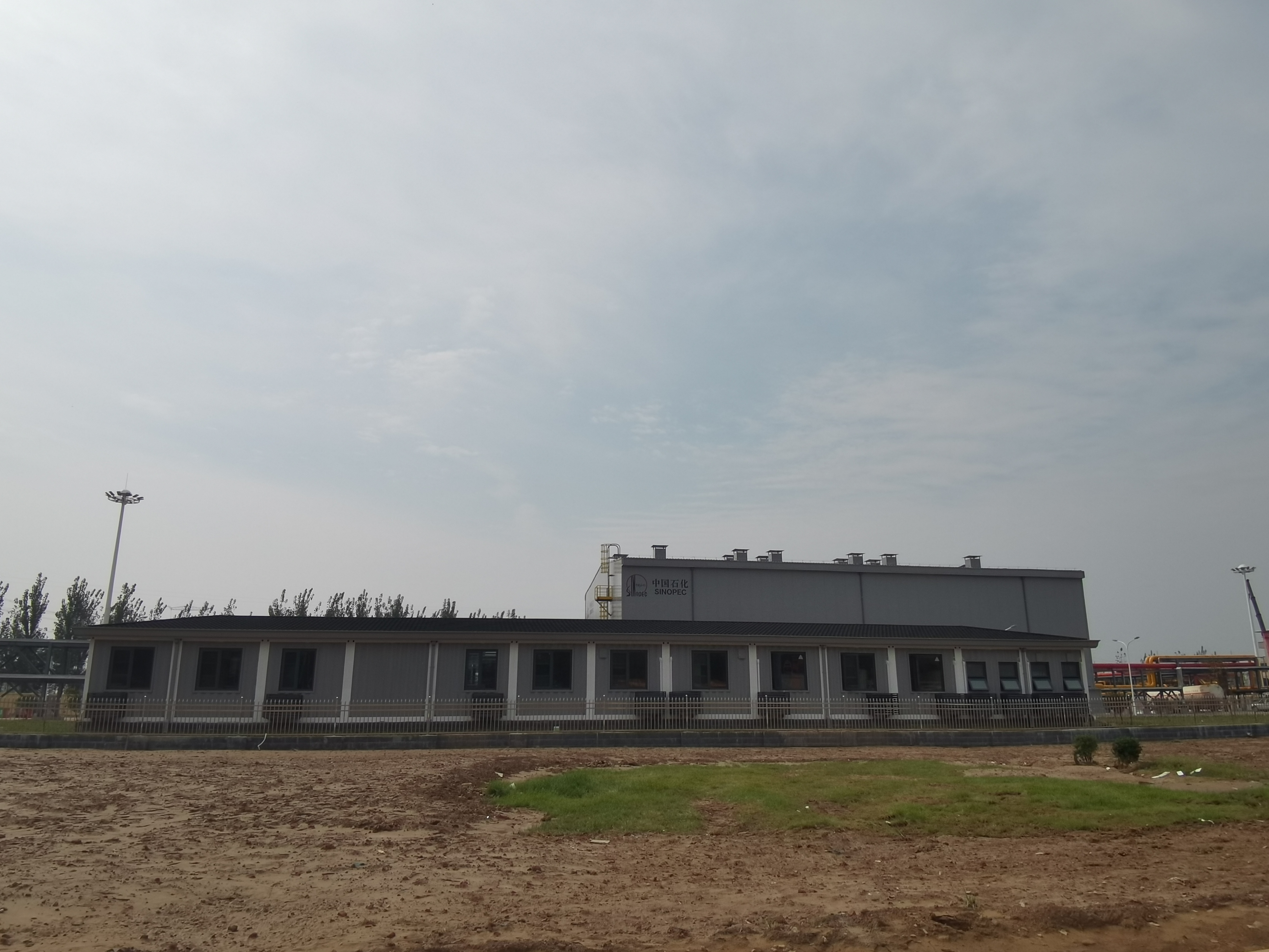 中石化野營房組裝辦公樓項目(圖文)